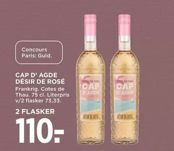 Cap - CAP D'AGDE DÉSIR DE ROSÉ