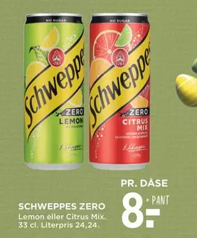 No - Zero Lemon eller Citrus Mix