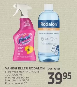 No - Vanish eller Rodalon