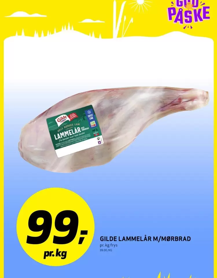 Over - Gilde Lammelår M/Mørbrad