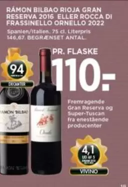 Gran - RIOJA GRAN RESERVA 2016 ELLER ROCCA DI FRASSINELLO ORNELLO 2022