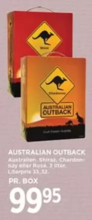 Rose - Australian Outback Shiraz, Chardonnay or Ros