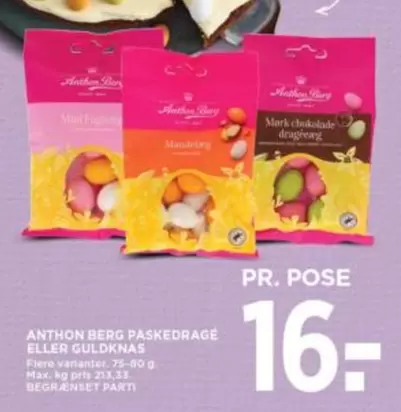 Bag - PASKEDRAGE ELLER GULDKNAS