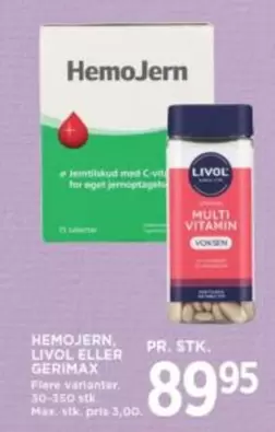 Multi - HemoJern eller Livol  Vitamin