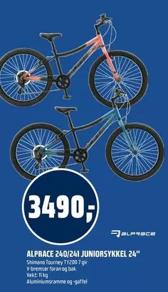 ALPRICE 240/241 JUNIORSYKKEL 24"