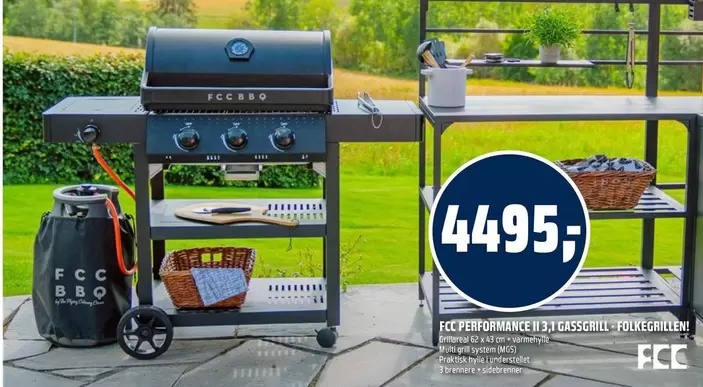 Multi - PERFORMANCE 3.3 GAS GRILL