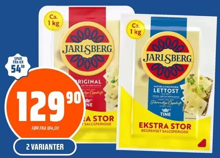 Ne - Jarlsberg Original Lettost, Ekstra Stor