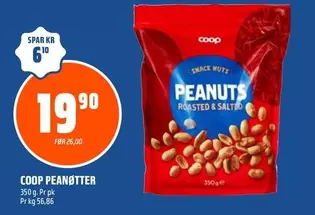 Peanøtter Roasted & Salted