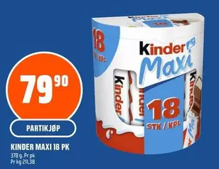 KINDER MAXI 18 PK