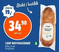 COOP MATPAKKEBRØD