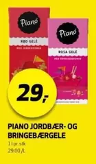 PIANO JORDBÆR- OG BRINGEBÆRGELE