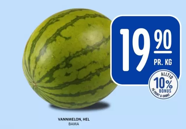 Bama - Vannmelon, hel