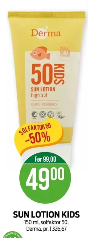 Sun - SUN LOTION KIDS