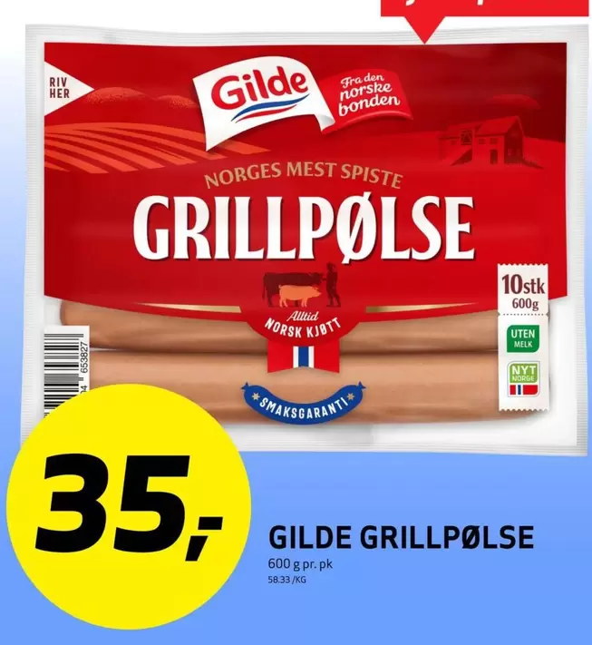Norsk - GRILLPØLSE