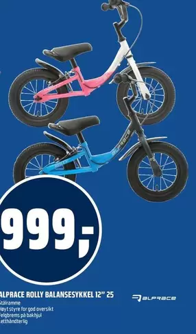 Rolly Balancesykel 12" 25