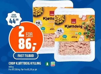 Fast - KJØTTEIG KYLLING