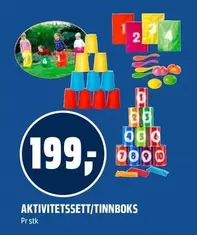 AKTIVITETSSETT/TINNBOKS
