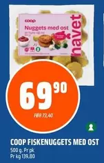 Ost - Fiskennuggets med ost