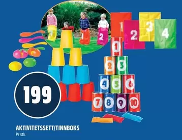 Aktivitetssett/Tinnboks