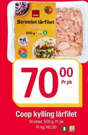 Coop kylling lårfilet