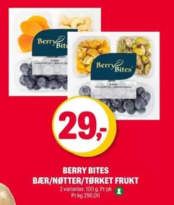 BÆR/NØTTER/TØRKET FRUKT