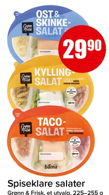 Ost - Spiseklare salater