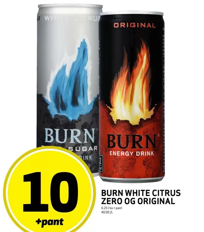 White - BURN WHITE CITRUS ZERO OG ORIGINAL