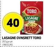 LASAGNE OVNSRETT