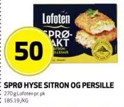 Akt - SPRØ HYSE SITRON OG PERSILL