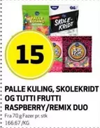 Tu - PALLE KULING, SKOLEKRIDT OG TUTTI FRUTTI RASPBERRY/REMIX DUO