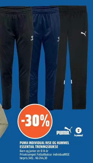 Puma - INDIVIDUAL RISE OG HUMMEL ESSENTIAL TRÆNINGSBØKSE