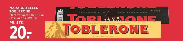 Max - MARABOU ELLER TOBLERONE
