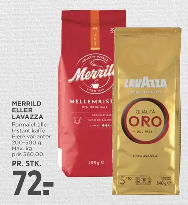 No - Merrild eller Lavazza