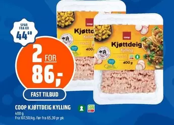 Fast - COOP KØDTDEIG KYLLING
