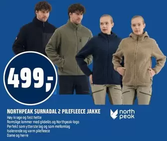 Fast - Surnadal 2 pilefleece jakke