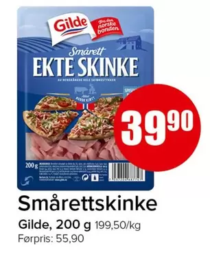 Ekte Skinke Smårettskinke