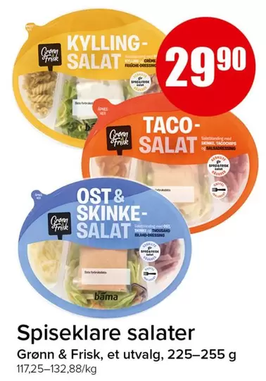 Taco - Spiseklare salater