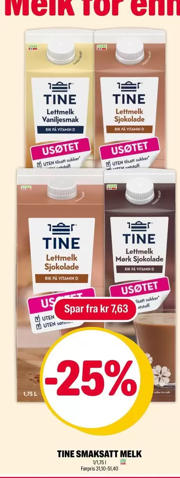 TINE Smaksatt Melk
