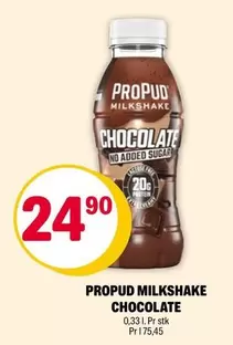 No - PROPUD MILKSHAKE CHOCOLATE