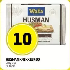 Wasa - HUSMAN KNEKKEBRØD