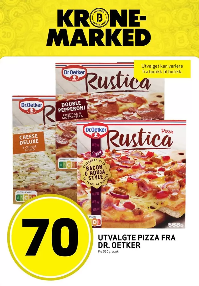 Mozzarella - UTVALGTE PIZZA FRA DR. OETKER