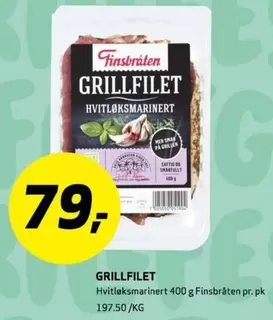 GRILLFILET Hvitløksmarinert