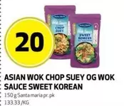 ASIAN WOK CHOP SUEY OG WOK SAUCE SWEET KOREAN