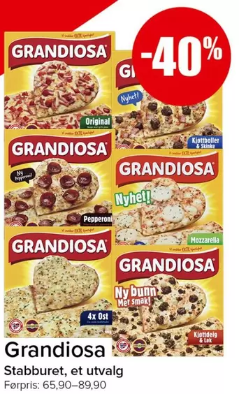 Grandiosa -  Stabburet, et utvalg