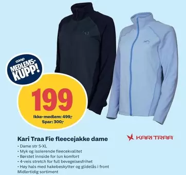 Kari Traa Fie fleecejakke dame