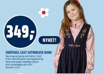 Barn - SMÅTROLL LILLY SATINBLUSE BARN