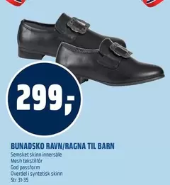 Barn - BUNADSSKO RAVN/RAGNA TIL BARN