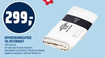 Oppbevaringspose til festdrakt