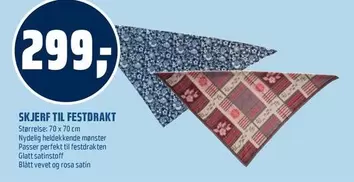 SKJERF TIL FESTDRAKT