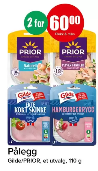 Protein - Pålegg (Gilde/PRIOR)